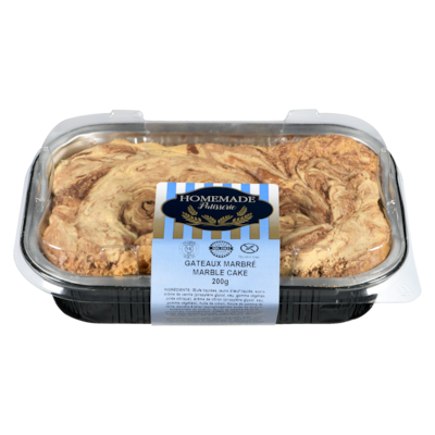 HOMEMADE PATISSERIE Marble Cake 200 g, $4.50/100g