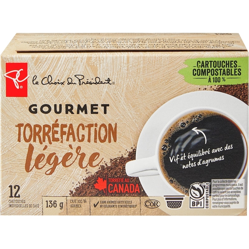 Gourmet Light Roast Coffee Pods