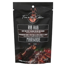 Fire In The Kitchen Rib Rub 120 g, $8.33/100g