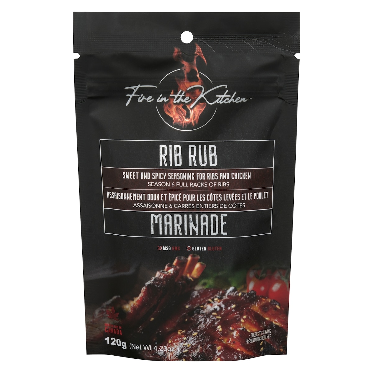 Fire In The Kitchen Marinade 120 g, 9,16 $/100g