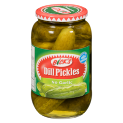 Dill Pickles No Garlic