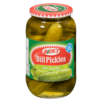 Bicks Dill Pickles No Garlic 1 l, $0.78/100ml