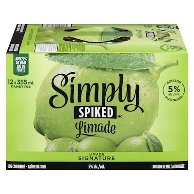 Simply Spiked Limeade (Pièce d’identité requise au moment du ramassage) 12x355.0 ml, 0,65 $/100ml