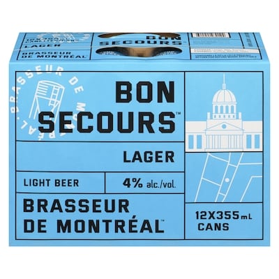 null Light Beer Lager Bon Secours (ID required at pick-up) 12x355.0 ml, $0.63/100ml
