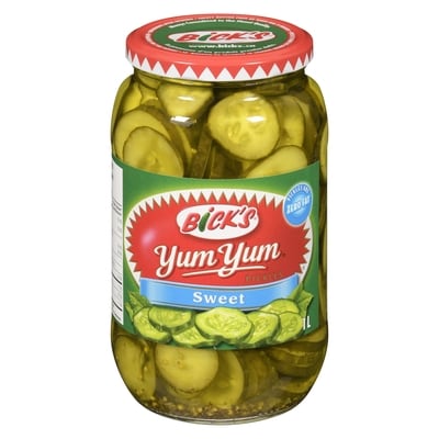 Bicks Yum Yum Pickles Sweet 1 l, $0.70/100ml