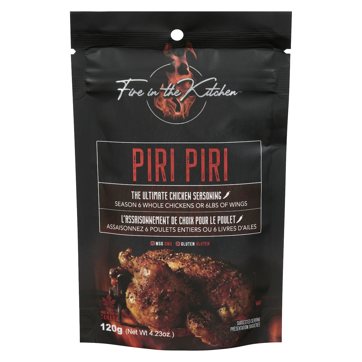 Fire In The Kitchen Piri piri 120 g, 9,16 $/100g