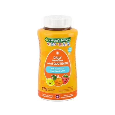 Nature’s Bounty Vitamines soleil quotidien enfants, vit. d3 175 ea, 0,10 $/1ch