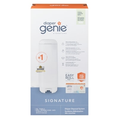 Diaper Genie Système d'élimination des couches signature 1 ea, 69,99 $/1ch