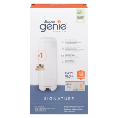 Diaper Genie Système d'élimination des couches signature 1 ea, 69,99 $/1ch
