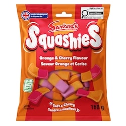 SWIZZELS Squashies, Orange & Cherry Flavour - 160 g | Zehrs
