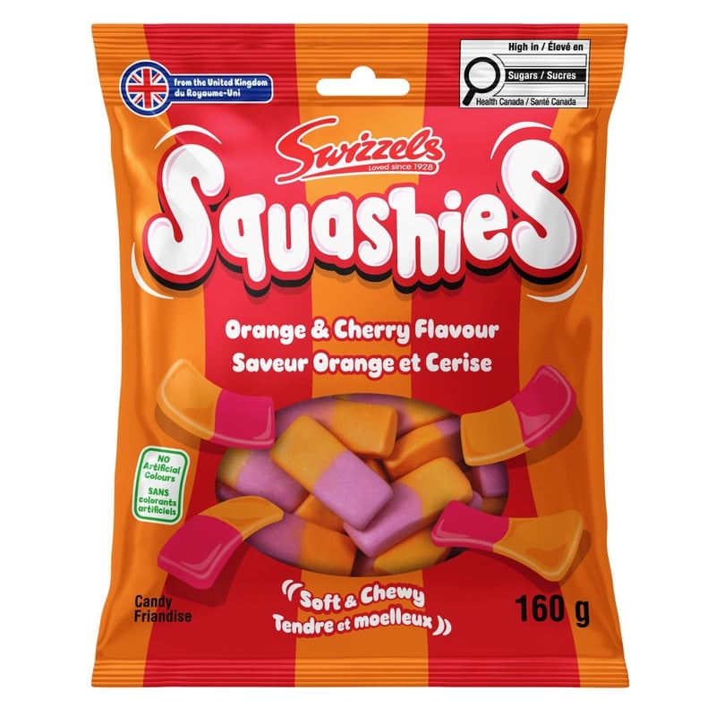 SWIZZELS Squashies, Orange & Cherry Flavour - 160 g | Loblaws