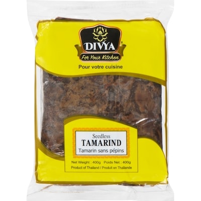 Divya Seedless Tamarind 400 g, $0.82/100g