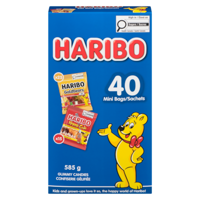 Haribo Confiserie gélifiée 520 g, 1,92 $/100g