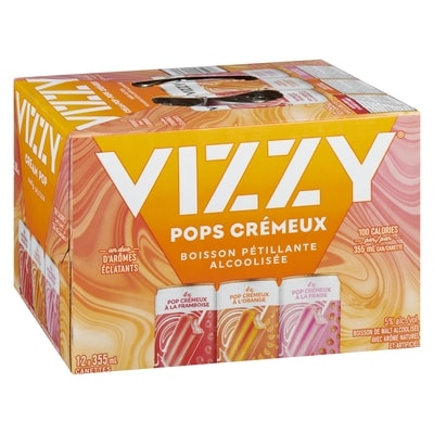 Boisson de alcoolisée pops crémeux boisson pétillante (Pièce d’identité requise au moment du ramassage)