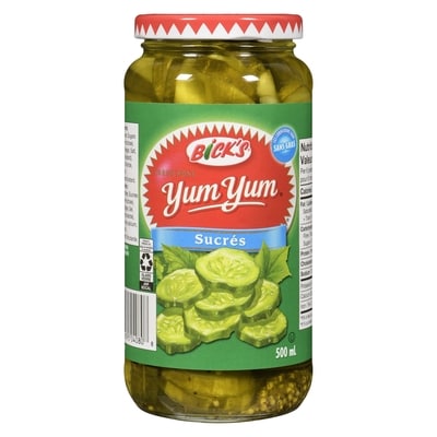 Yum yum cornichons sucrés