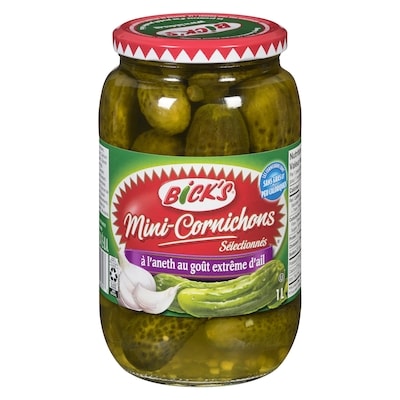 Bick’s Petits aneths ail 1 l, 0,70 $/100ml