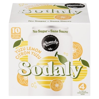 Remedy Soda Yuzu Lemon 4x355.0 ml, $0.77/100ml