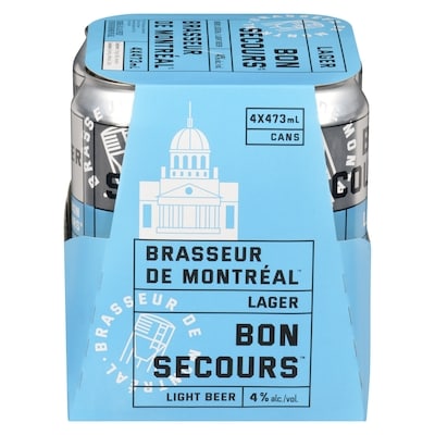 null Light Beer Lager Bon Secours (ID required at pick-up) 4x473.0 ml, $0.82/100ml