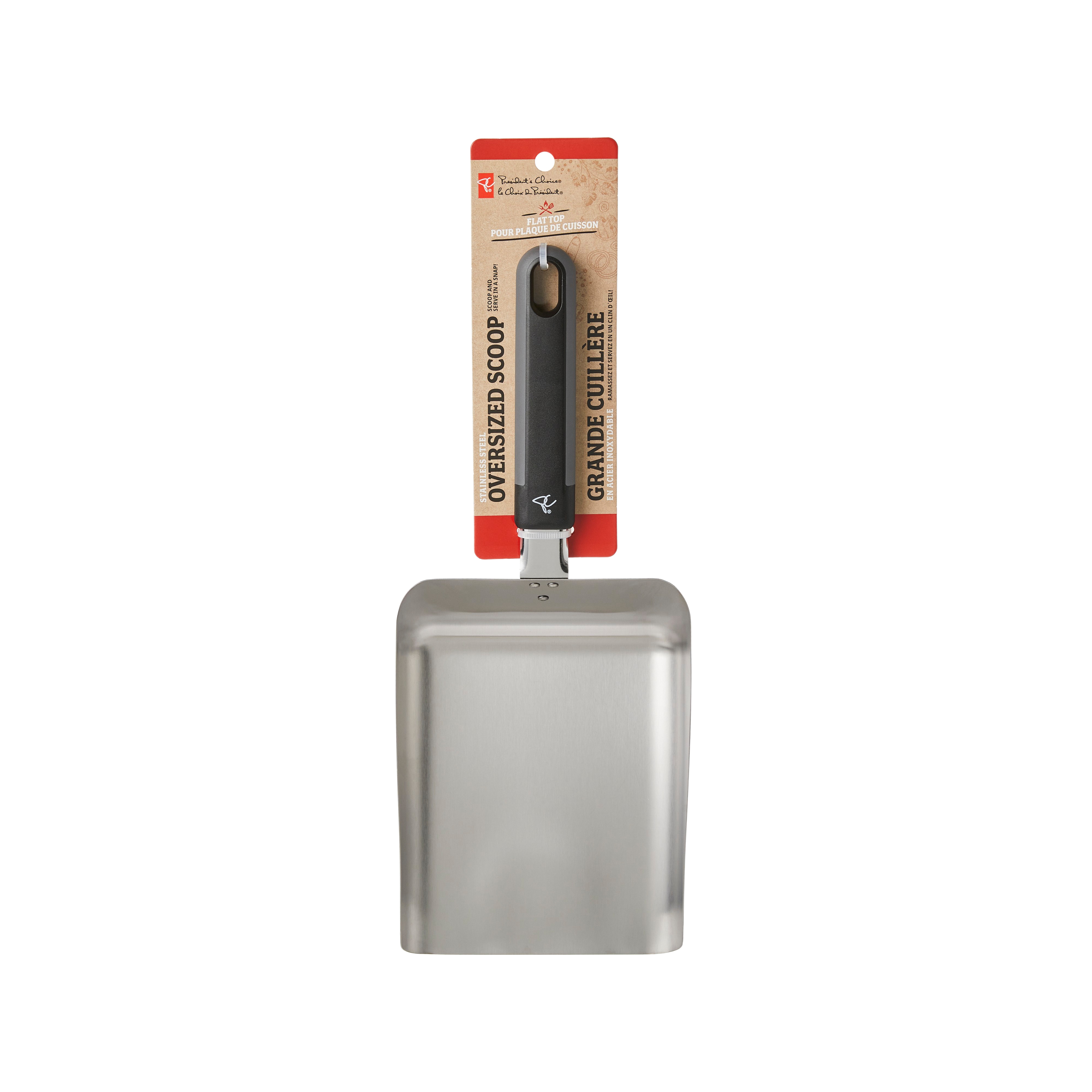 President's Choice Flat Top Stainless Steel Oversized Scoop 1 ea, $14.00/1ea