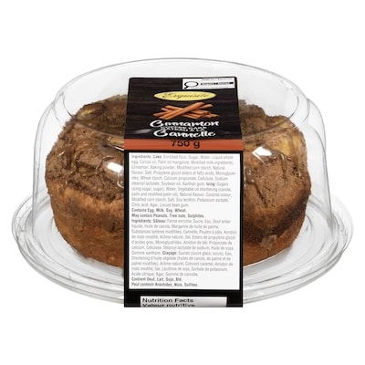 null Gâteau au cannelle 750 g, 0,80 $/100g