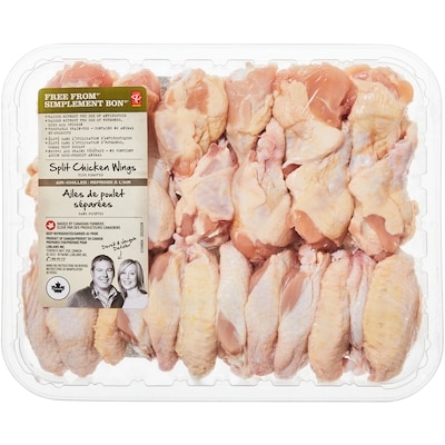le Choix du Président Simplement Bon Ailes de poulet refroidies à l’air coupées en deux format club 19,82 $/1kg 8,99 $/1lb