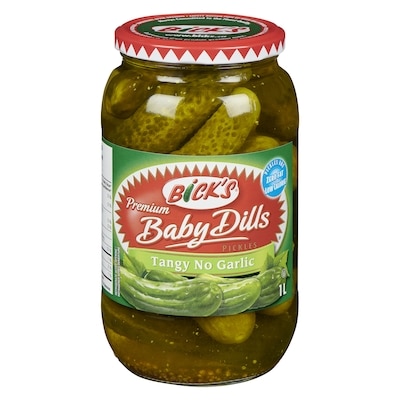 Bicks Premium Baby Dills Pickles Tangy No Garlic 1000 ml, $0.70/100ml