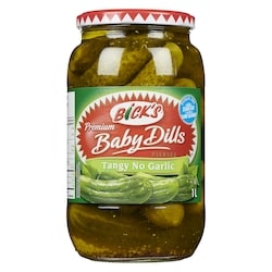 Premium Baby Dills Pickles Tangy No Garlic