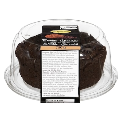 null Double Chocolate Coffee Cake 750 g, $1.00/100g