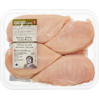 President's Choice Free From Chicken Breast, Boneless, Skinless, Club Pack $22.04/1kg $10.00/1lb