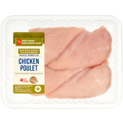President's Choice Free From Boneless Skinless Chicken Breasts $25.33/1kg $11.49/1lb