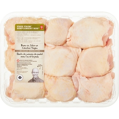 President's Choice Free From Air Chilled Chicken Thighs, Club Pack $13.43/1kg $6.09/1lb