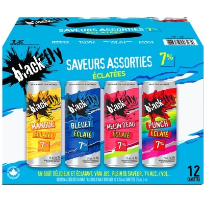 Black Fly Boissons alcoolisées assorties (Pièce d’identité requise au moment du ramassage) 12x355.0 ml, 0,56 $/100ml