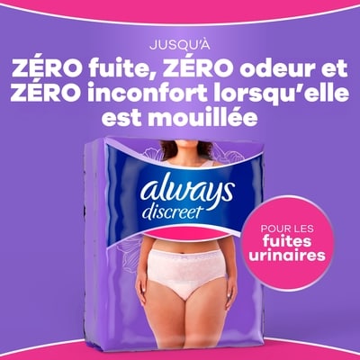 Always Couches pour femmes adultes, taille P/M, 17 U 17 ea, 1,29 $/1ch