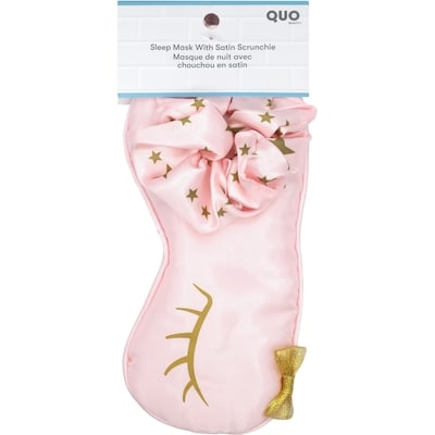 Quo Beauty Sleep Mask With Satin Scrunchie 1 ea, $8.00/1ea