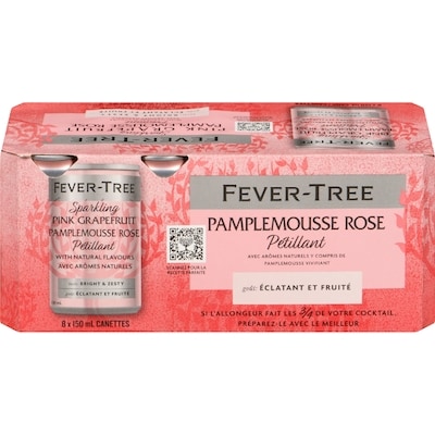 Fever-Tree Pamplemousse rose pétillant 8x150.0 g, 1,00 $/100g