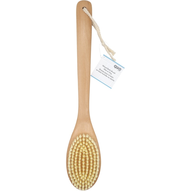 Wood Bath Brush Wet or Dry