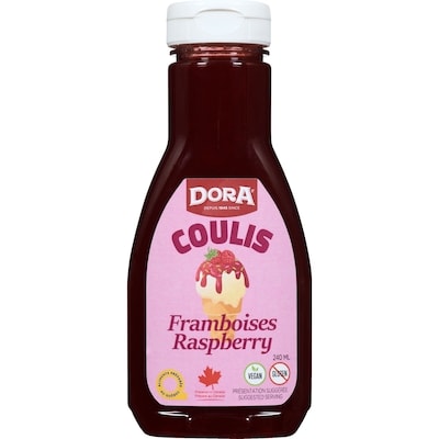 Dora Coulis Raspberry 240 ml, $1.79/100ml