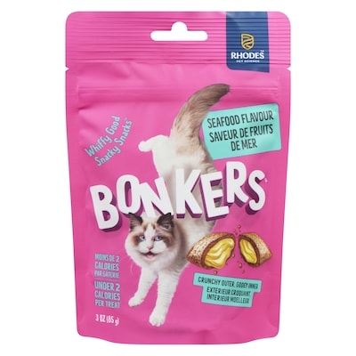 BONKERS Gâterie saveur de fruits de mer 85 g, 2,93 $/100g
