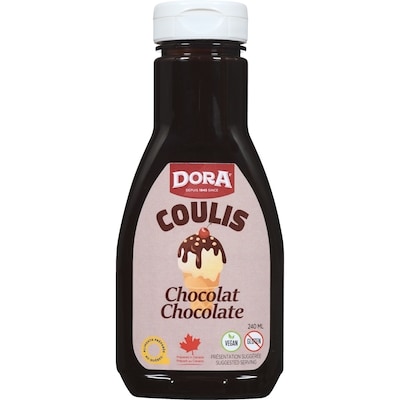 Dora Coulis Chocolate 240 ml, $1.79/100ml