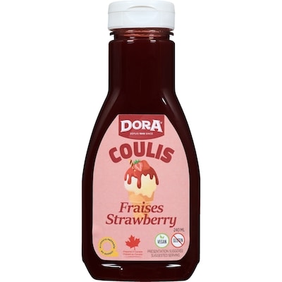 Dora Coulis Strawberry 240 ml, $1.79/100ml