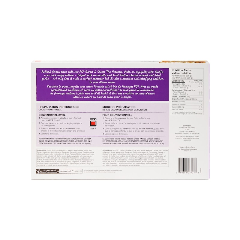 Garlic and Cheese Trio Focaccia