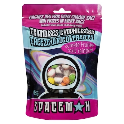  Friandises lyophilisées comète fruitée 115 g, 6,95 $/100g