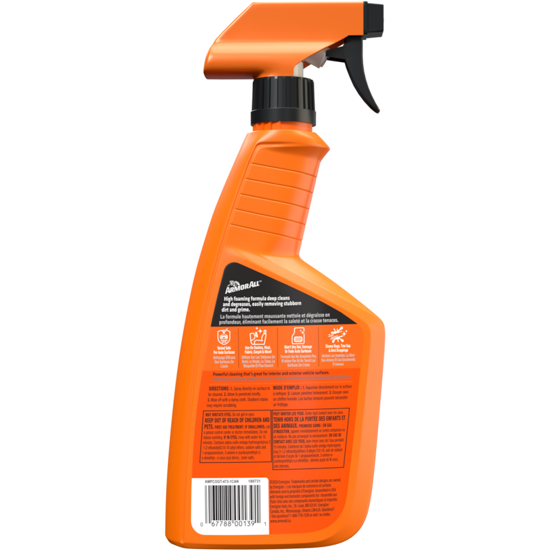 Multi-Purpose Car Cleaning Spray With Orange Cleaning Power