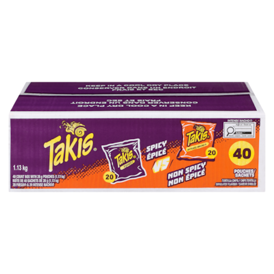 Takis Chips tortilla roulées 1120 g, 0,40 $/1ch