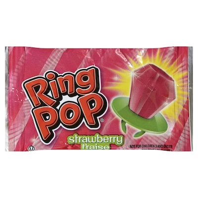 Ring Pop Strawberry 14 g, $7.07/100g