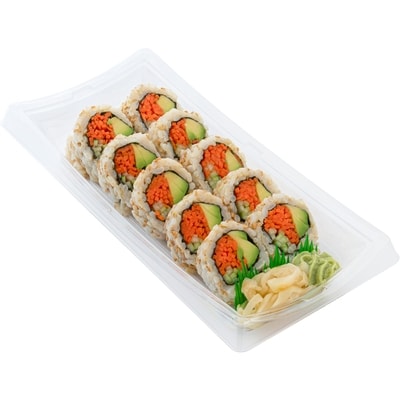 Zenshi Vegetable Roll 10pc (Brown Rice) (Available after 11am) 201 g, $4.22/100g