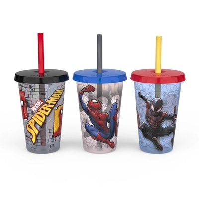 Zak! Designs SpiderMan Classic Color Change 16,5oz PP Tumbler 3 pièces 3 ea, 16,00 $/1ch