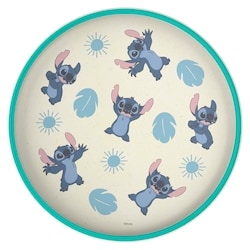 Zak Designs Lilo-Stitch 8in Melamine Bamboo Plate With Rim 1 ea, $8.00/1ea