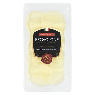 Marcangelo Provolone Cheese 44% M.F 70 g, $9.99/100g