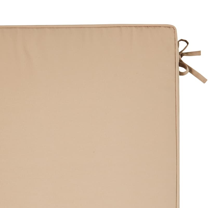 High Back Patio Seat Cushion - Tan